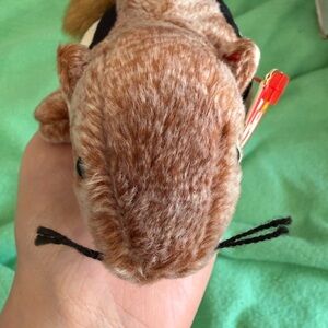 Ty Brown Plush Squirrel Toy